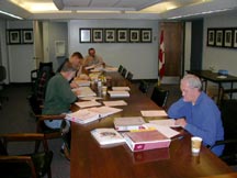 Students hard at work